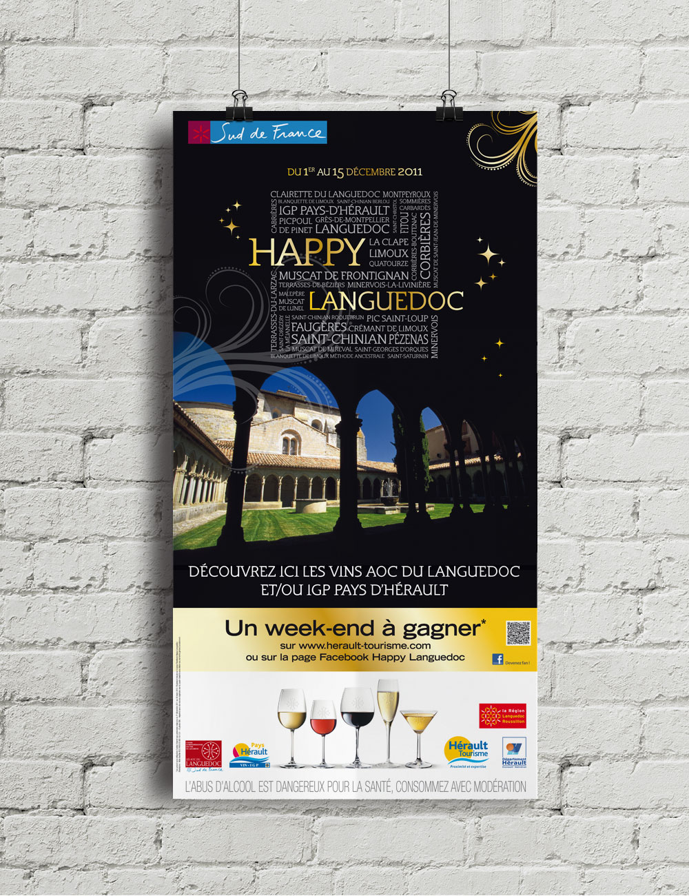 Affiche Happy Languedoc